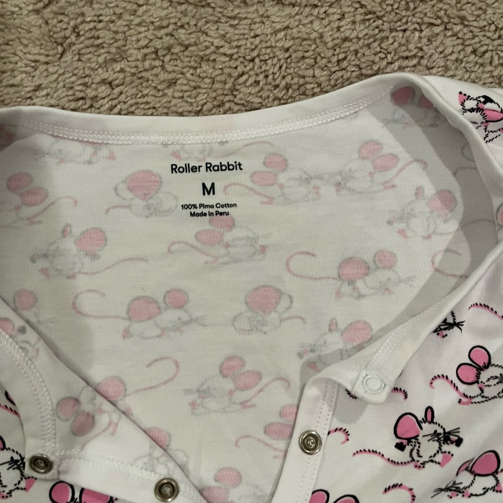 ROLLER RABBIT GYM RAT PJ SET. - Picture 2 of 2